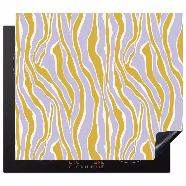 Protection plaque induction - Zebra - Moderne - Multicolore — 1