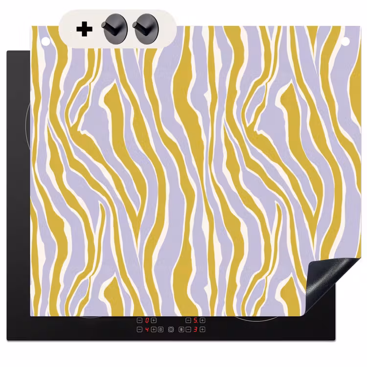 Protection à induction avec crochets - Zebra - Moderne - Multicolore — 3