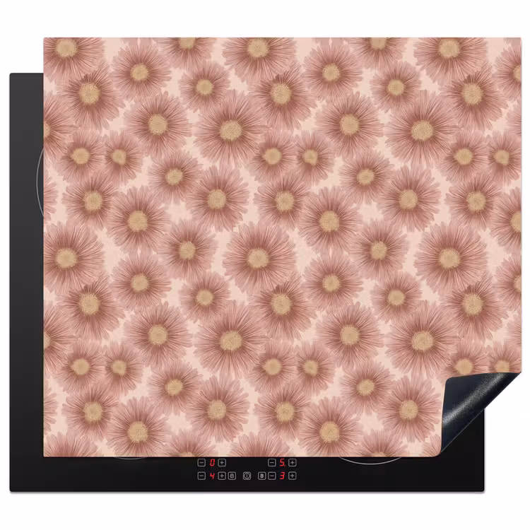 Protection plaque induction - Gerbera - Fleurs - Rose — 1