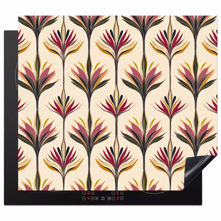 Protection plaque induction - Éventail - Motif - Coloré — 1