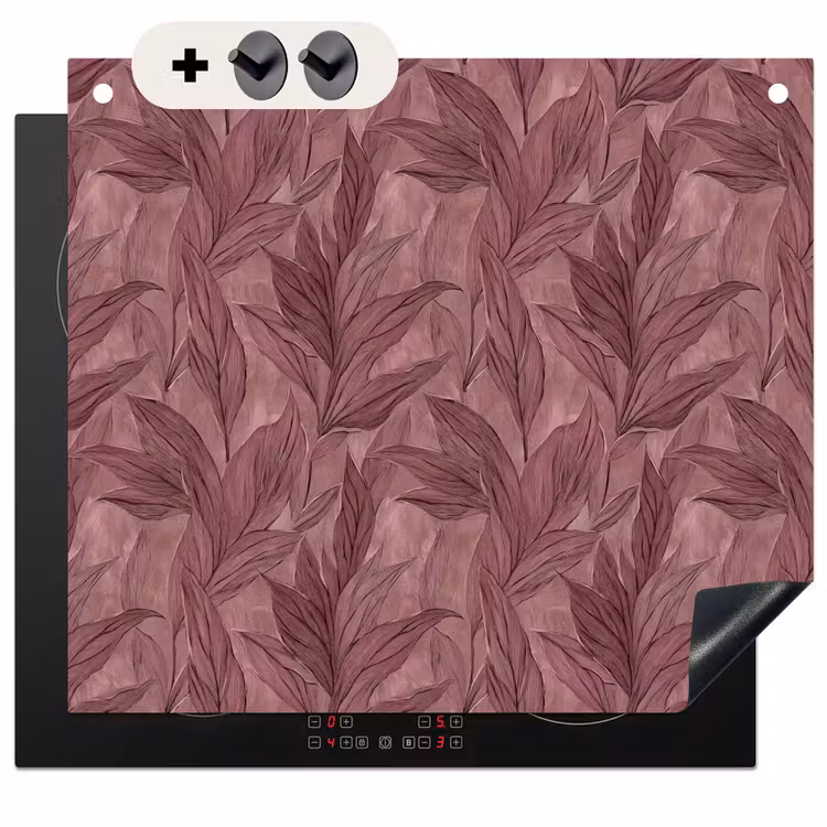 Protection à induction avec crochets - Feuilles - Motif - Violet — 3