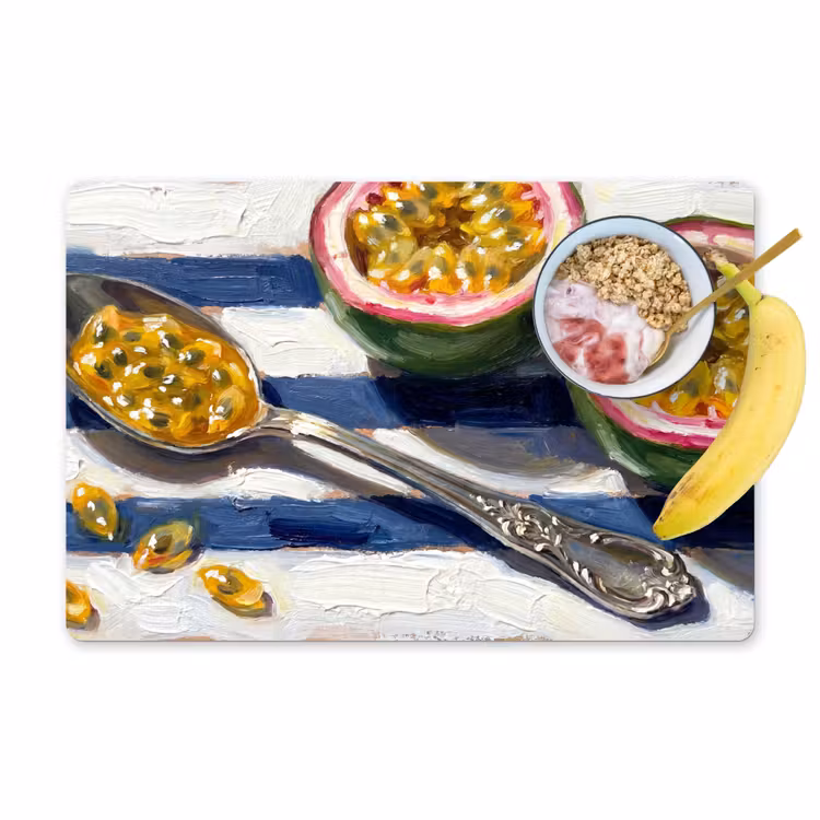 Set de table – 6 pièces - Cuisine - Fruit de la passion - Tropicale - Moderne - Colorée — 1