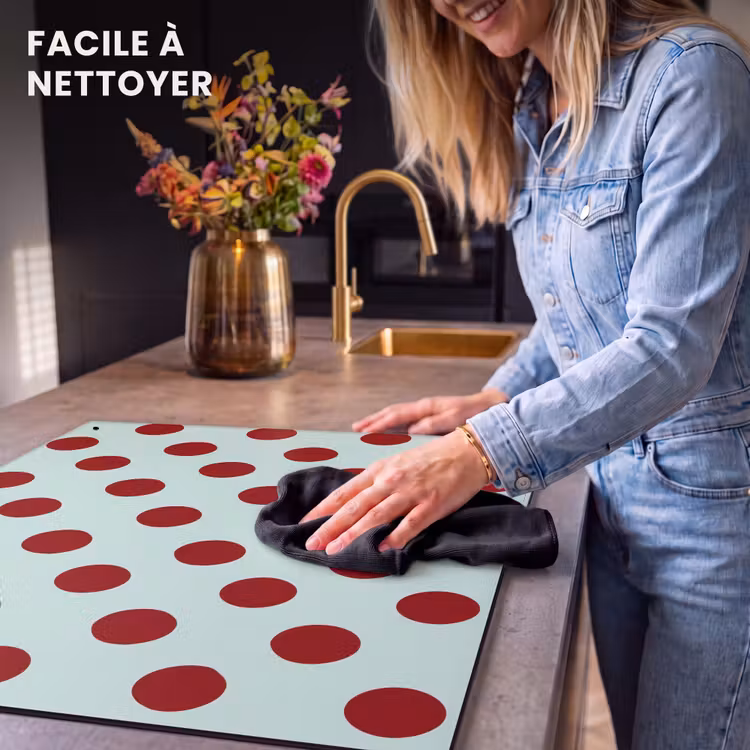Protection à induction avec crochets - Polka - Dots - Red — 5