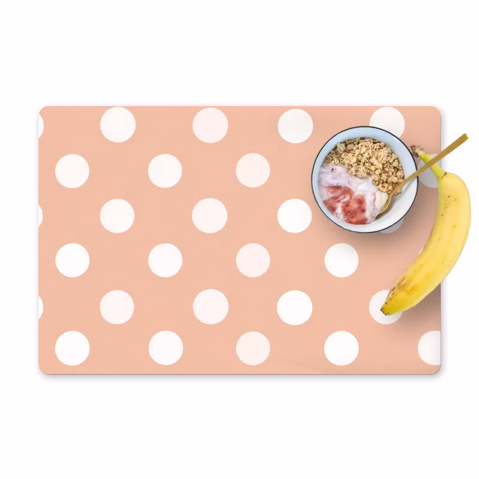 Set de table – 6 pièces - Classique - Polka - Peach — 1