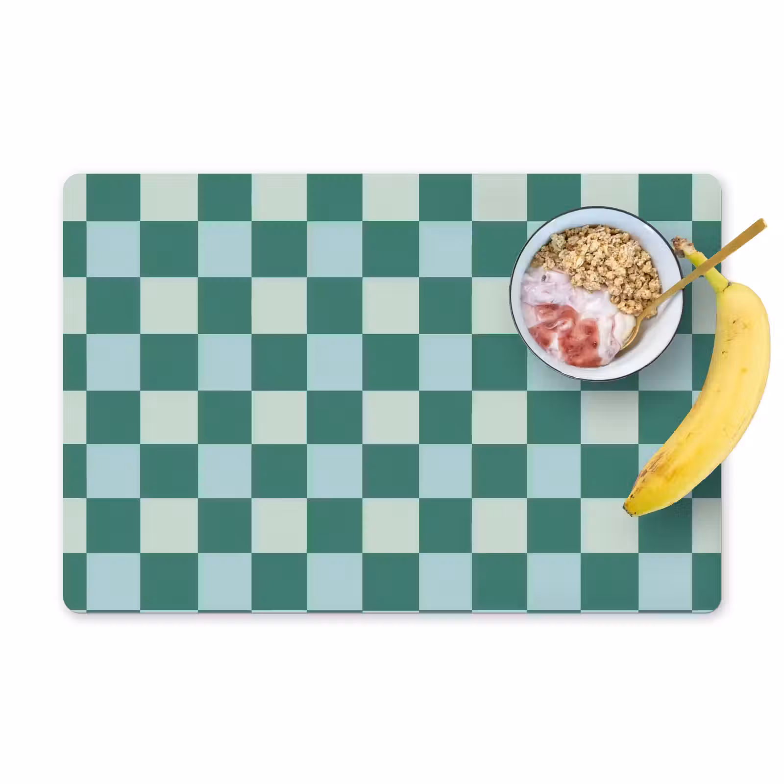 Set de table – 6 pièces - Échecs - Classique - Vert — 1