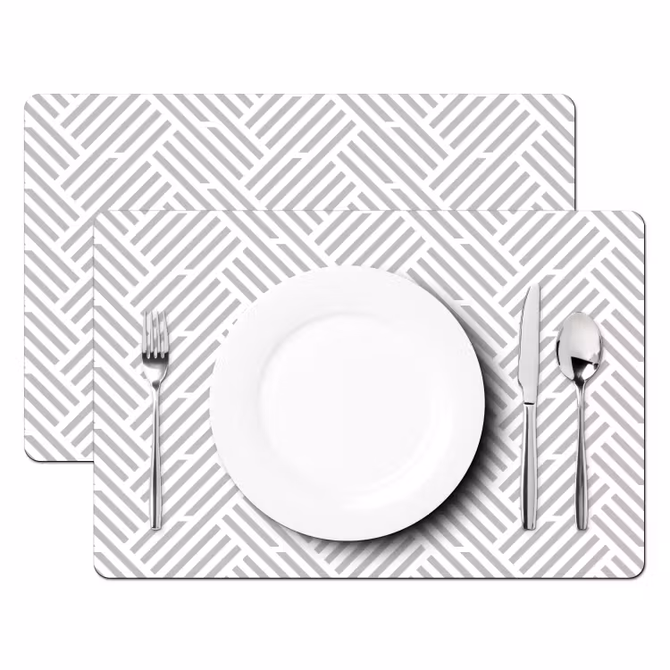 Set de table – 6 pièces - Graphique - Motif - Moderne - Rayures — 2