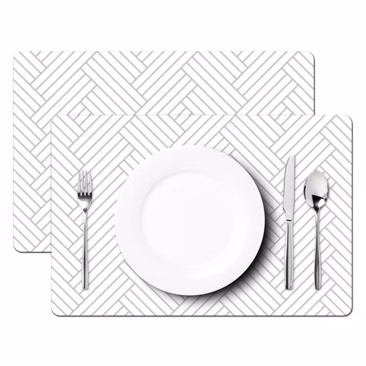 Set de table – 6 pièces - Graphique - Motif - Moderne - Tissé — 2
