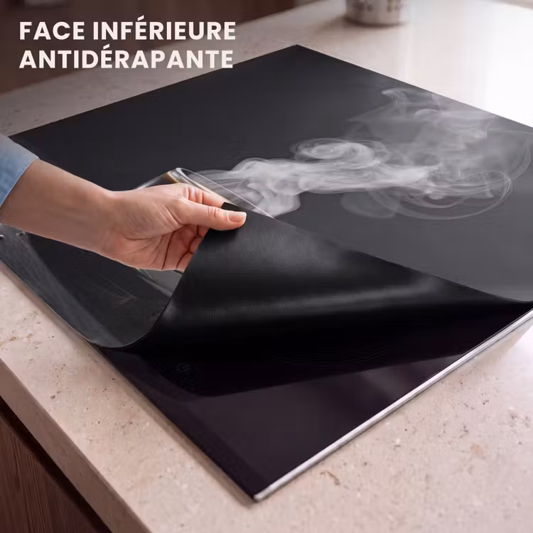 Protection plaque induction - Café - Noir - Grains - Chaud - Tasse — 7