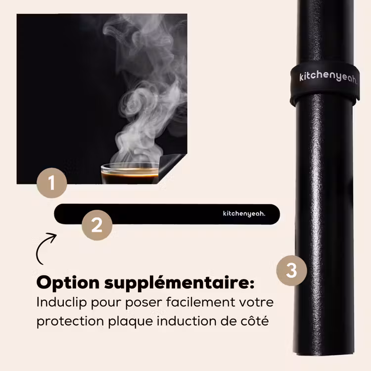 Protection plaque induction - Café - Noir - Grains - Chaud - Tasse — 8