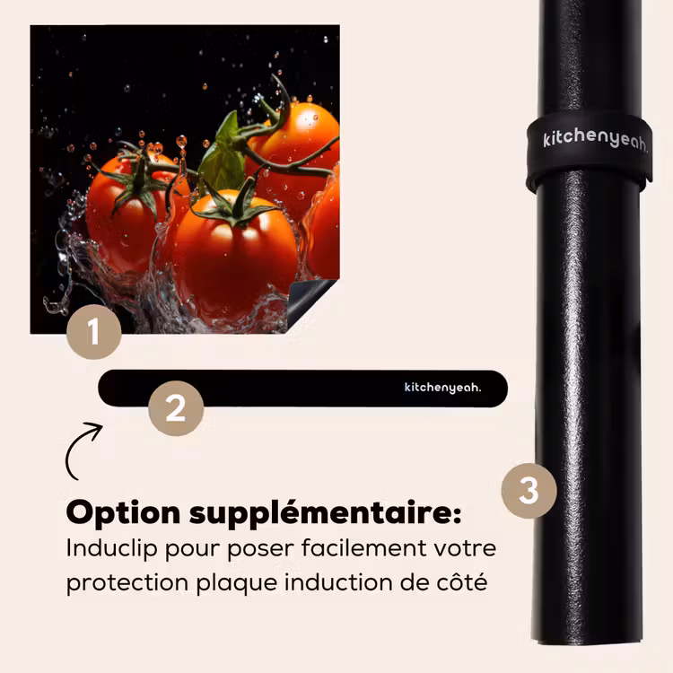 Protection plaque induction - Tomates - Noir - Eau - Rouge - Légumes — 8