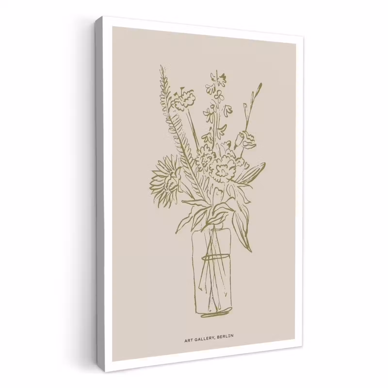 Tableau sur toile - Or botanique — 1
