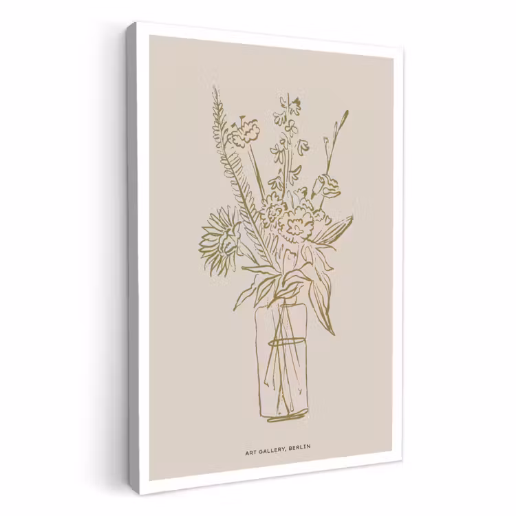Tableau sur toile - Or botanique — 1