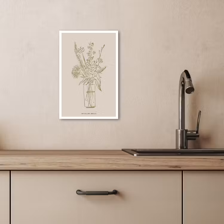 Tableau sur toile - Or botanique — 2