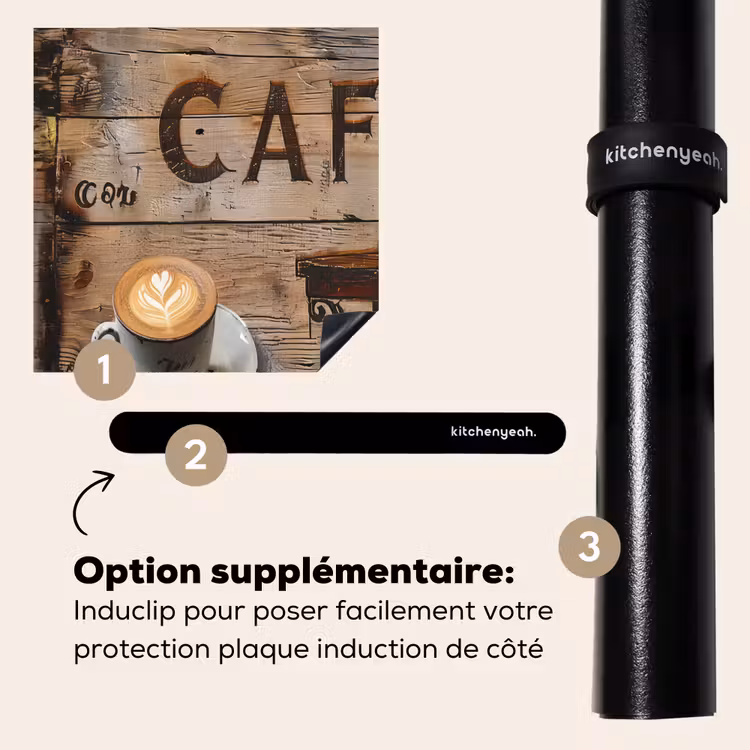 Protection plaque induction - Café - Bois - Café - Etagères — 8