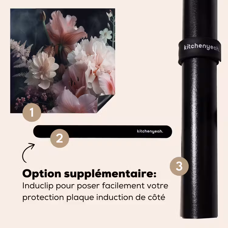 Protection plaque induction - Fleurs - Rose - Vapeur - Plantes — 8
