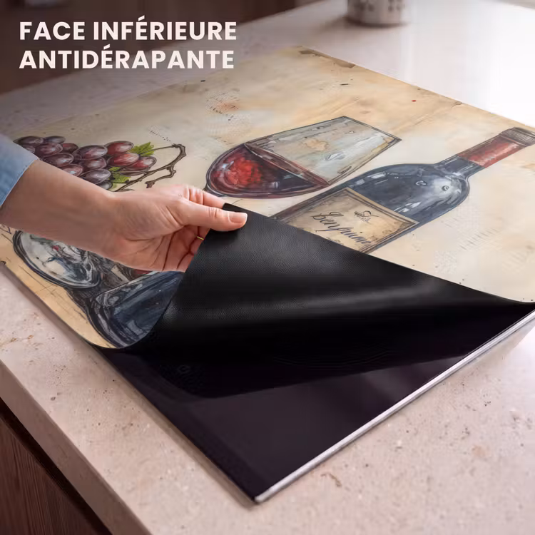 Protection plaque induction - Vin - Raisin - Boisson - Verre à vin - Fruit — 7