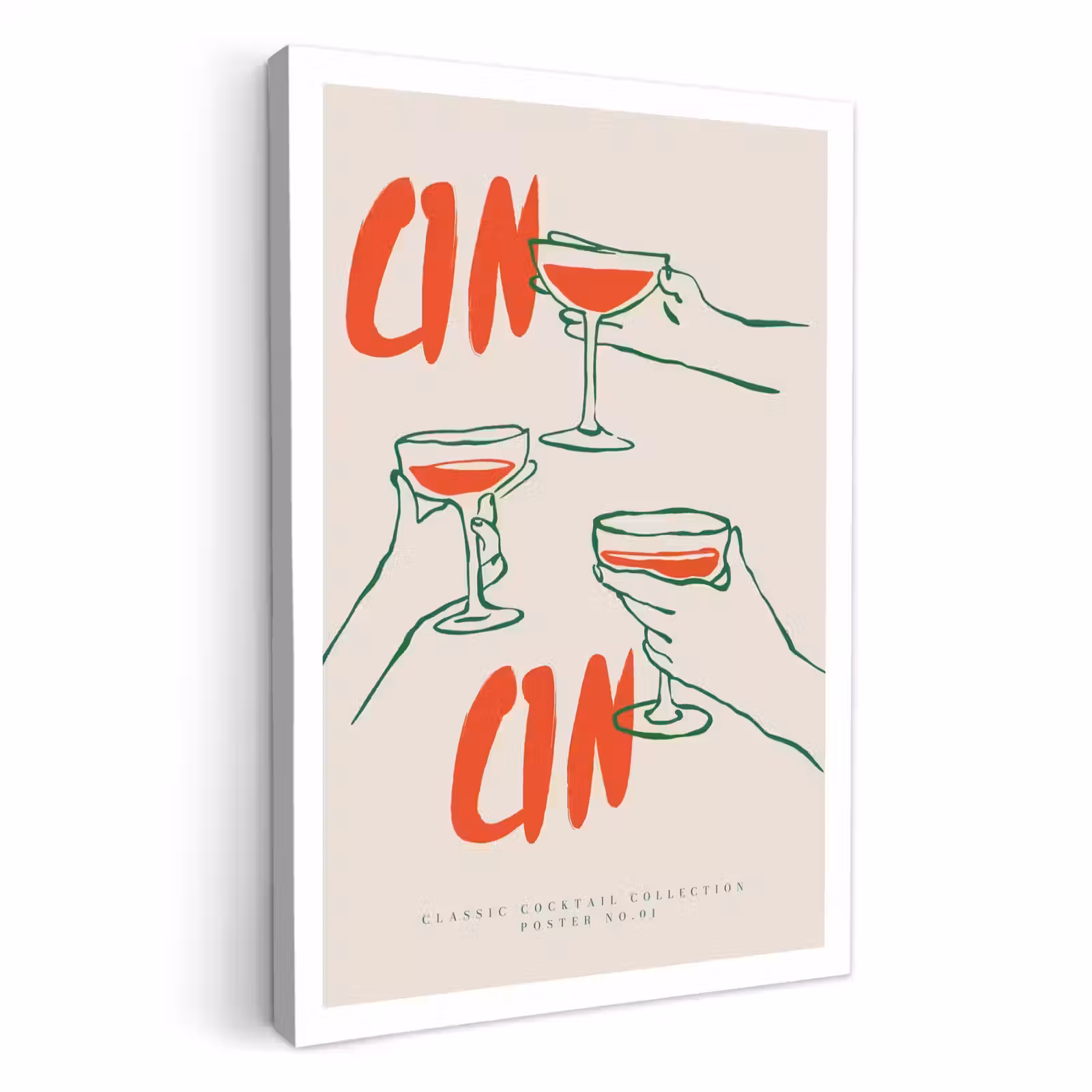 Tableau sur toile - Trio de cocktails — 1