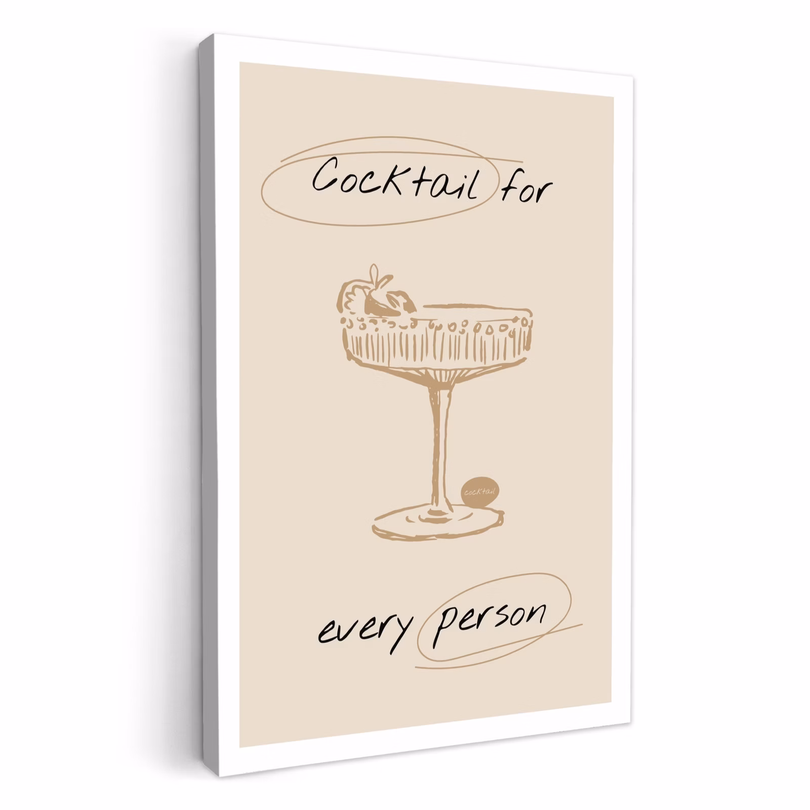 Tableau sur toile - Un cocktail pour tous — 1