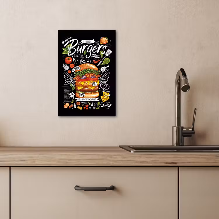 Tableau sur toile - Banquet burger — 2