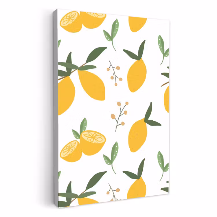 Tableau sur toile - Citron clair — 1