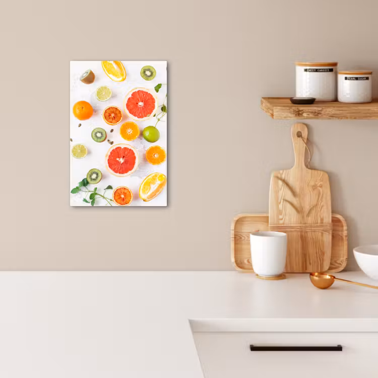 Tableau sur toile - Rayons de soleil aux agrumes — 2