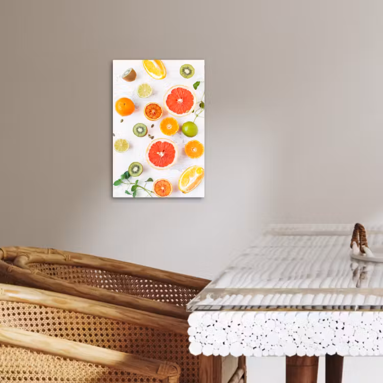 Tableau sur toile - Rayons de soleil aux agrumes — 3