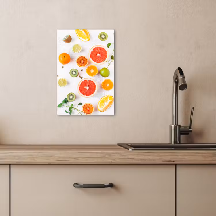 Tableau sur toile - Rayons de soleil aux agrumes — 4
