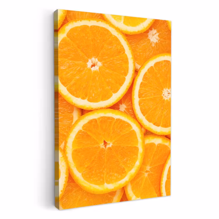 Tableau sur toile - Soleil et tranches — 1