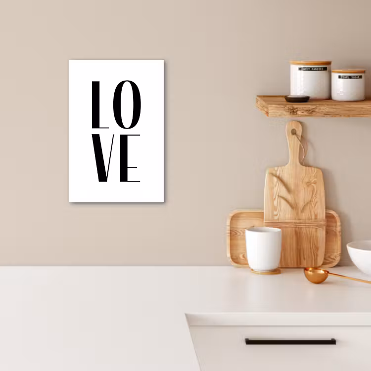 Tableau sur toile - Aimer la typographie — 2