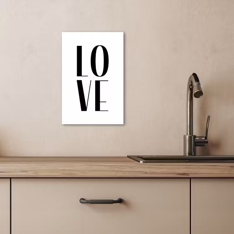 Tableau sur toile - Aimer la typographie — 3