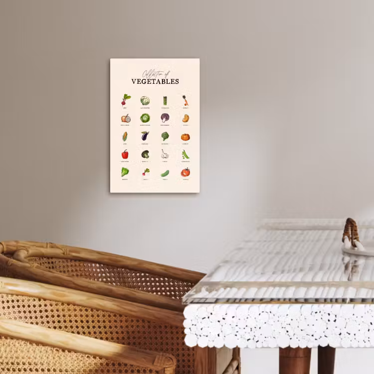 Tableau sur toile - Collection de légumes — 4