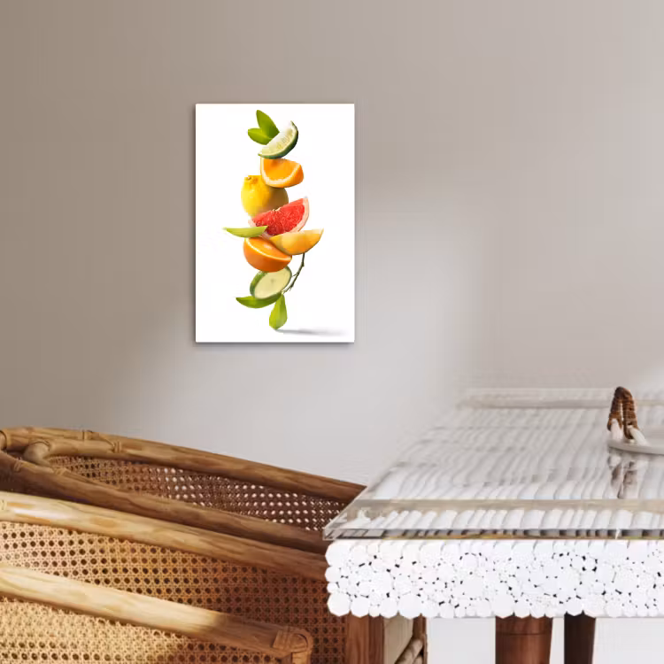 Tableau sur toile - Glissant aux agrumes — 4
