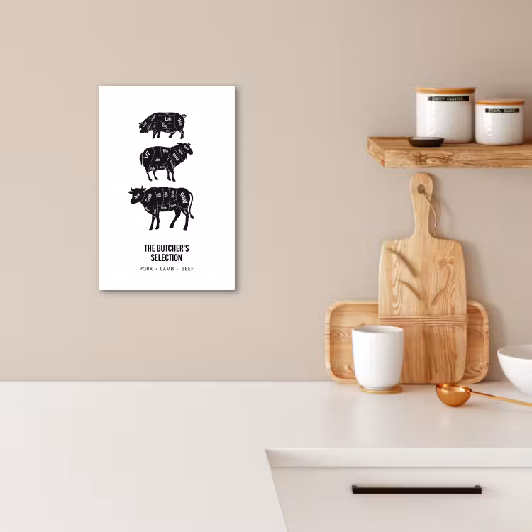 Tableau sur toile - Le choix des bouchers — 2