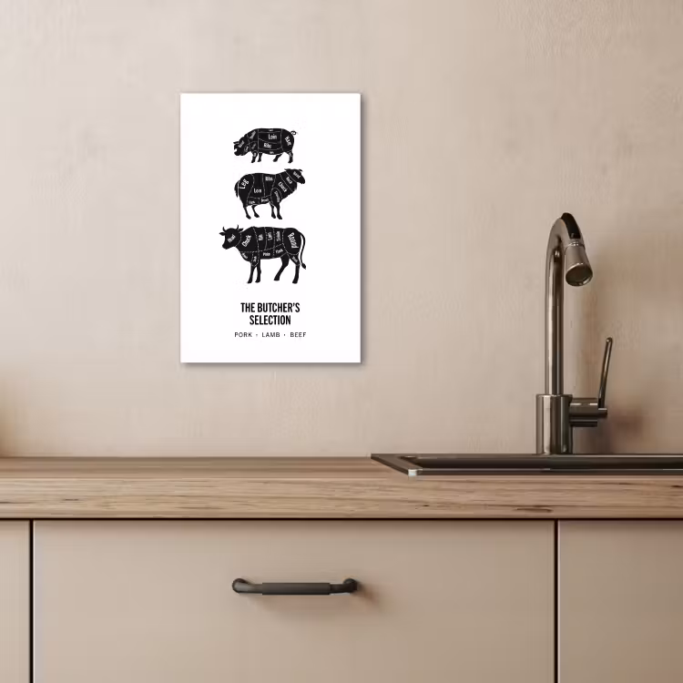 Tableau sur toile - Le choix des bouchers — 3
