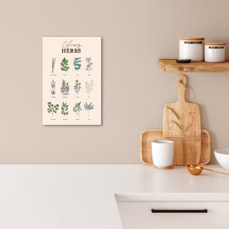 Tableau sur toile - Plantes - Cuisine - Herbes — 3
