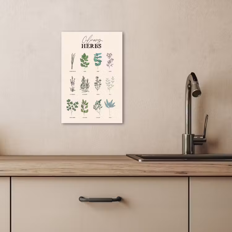Tableau sur toile - Plantes - Cuisine - Herbes — 4