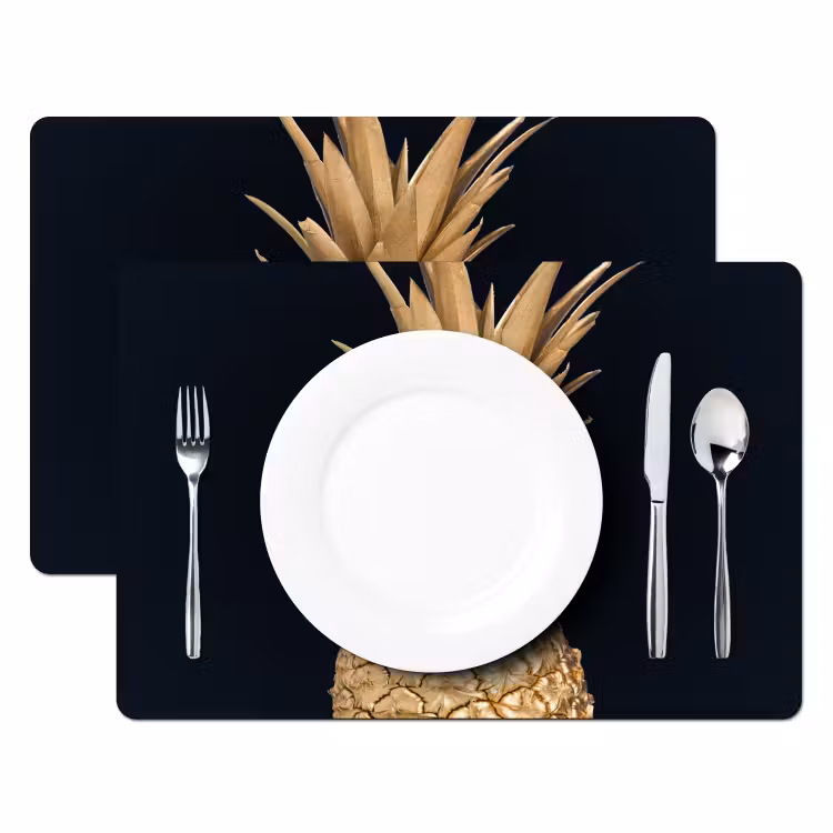 Sets de table - Fruit tropical doré — 2