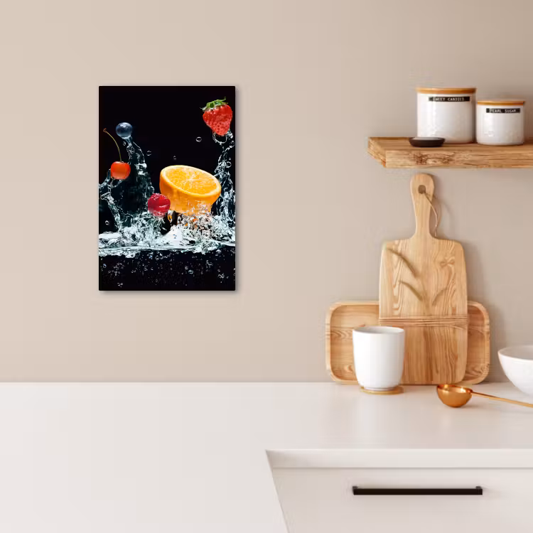 Tableau sur toile - Explosion de la cascade de fruits — 3