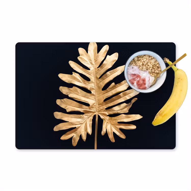 Sets de table - Majesté de la monstera d'or — 1