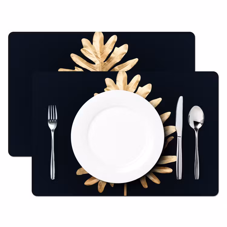 Sets de table - Majesté de la monstera d'or — 2