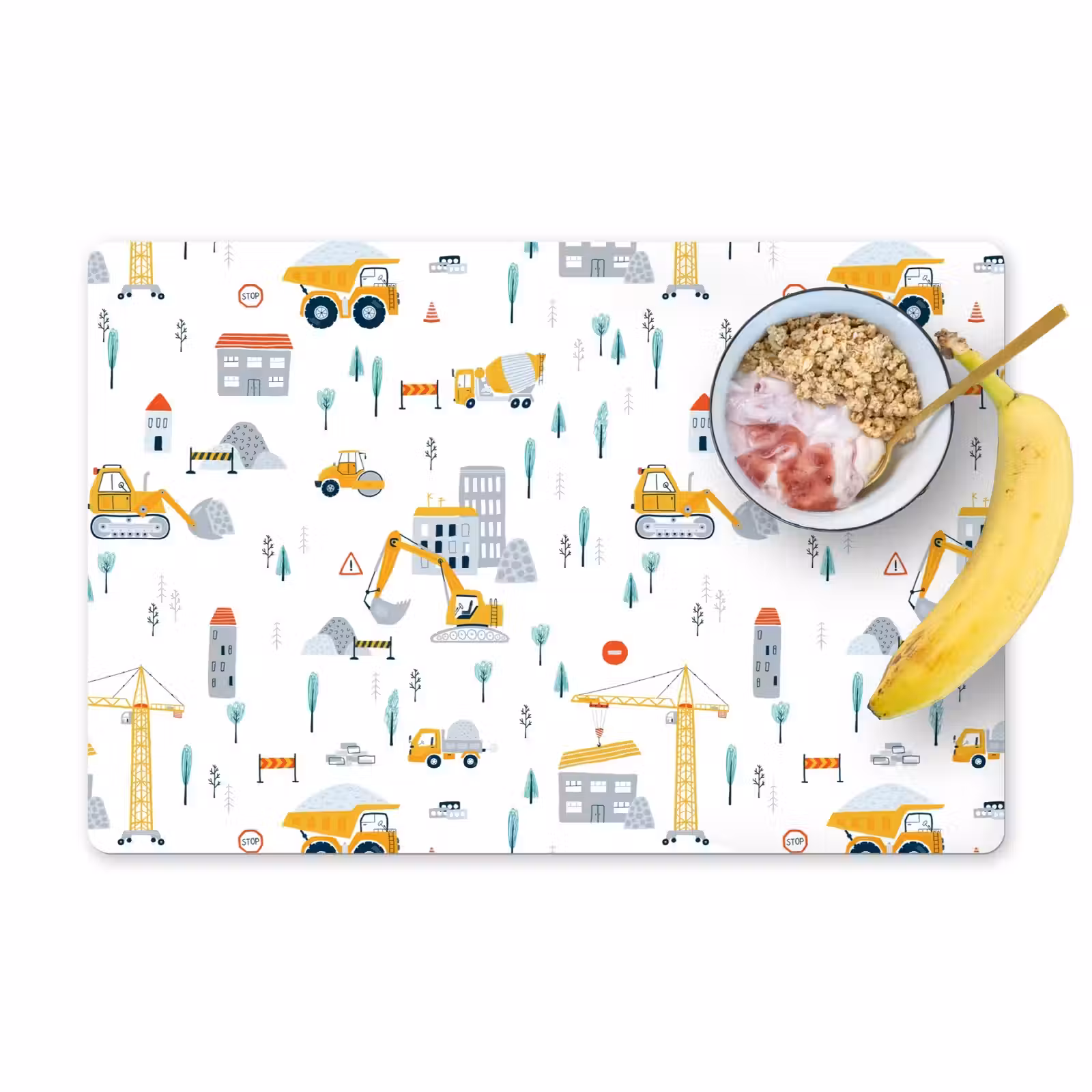 Sets de table en vinyle - Aventure sur un chantier de construction — 1