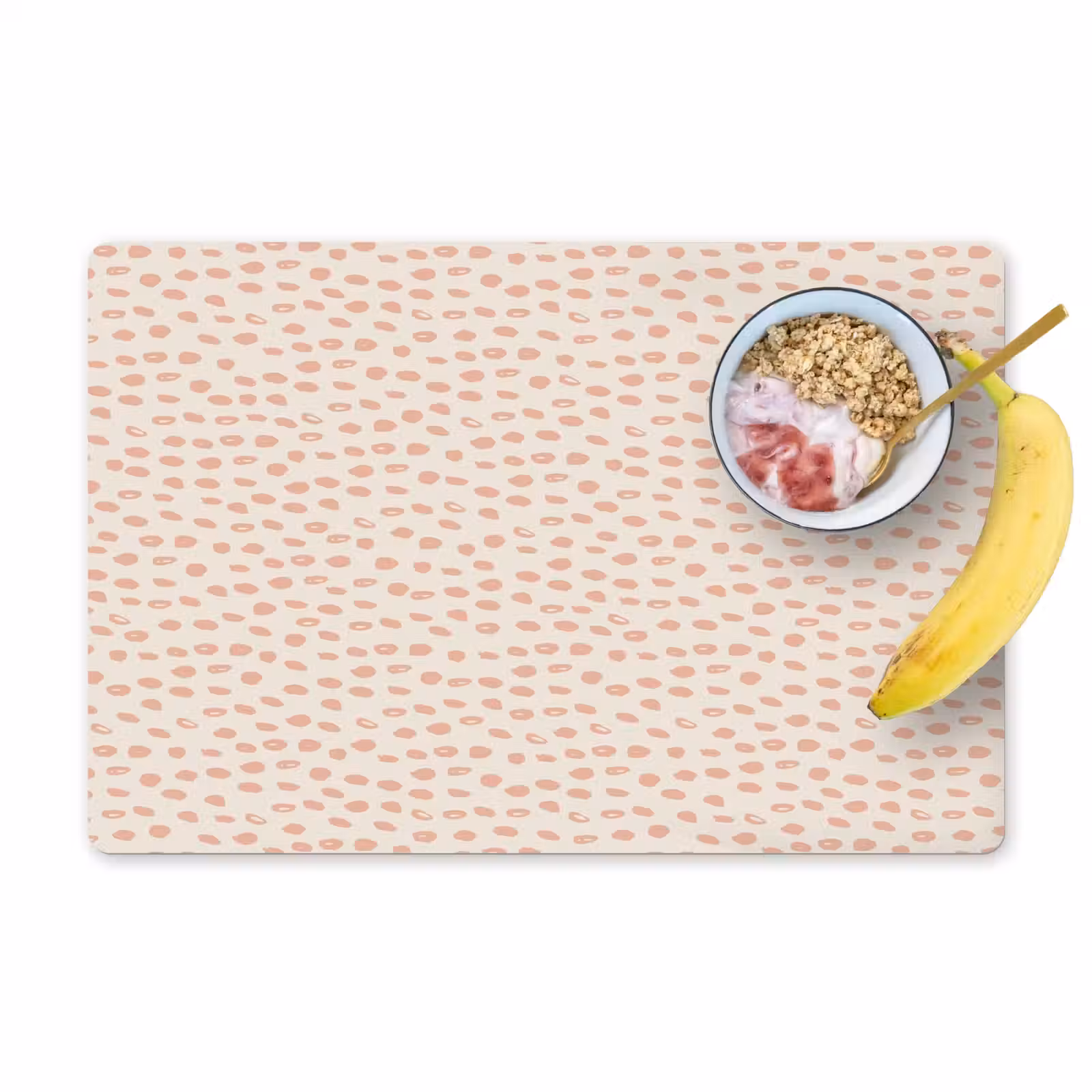 Sets de table en vinyle - Points de terre cuite ludiques — 1