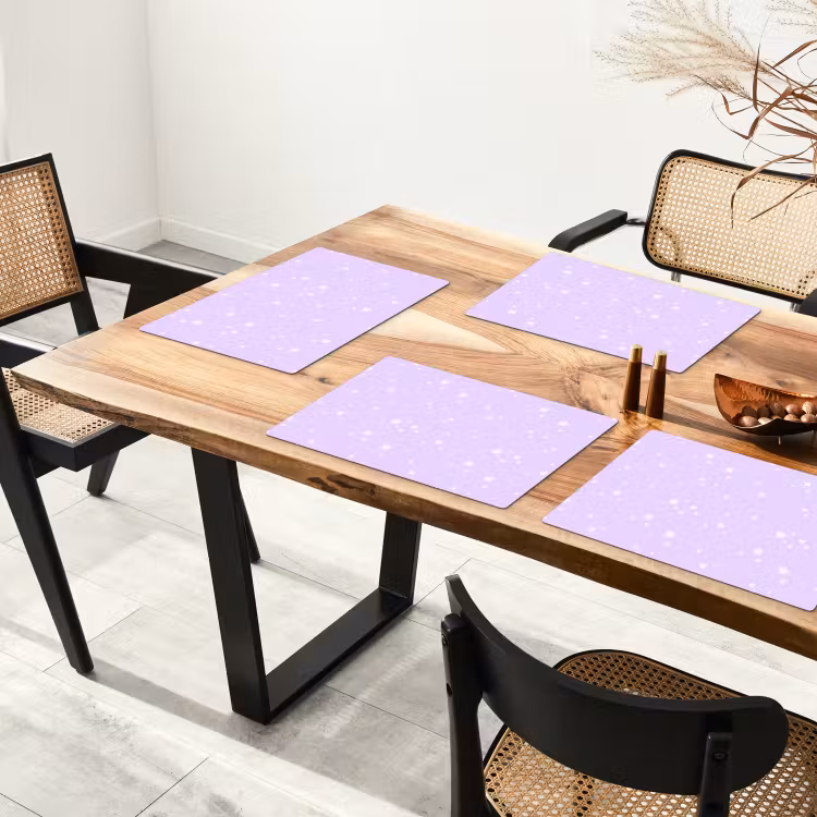 Sets de table en vinyle - Lilas Starlight — 4
