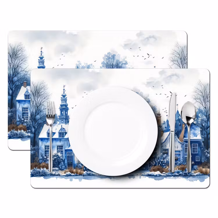 Sets de table - Rêve d'hiver à Delft — 2