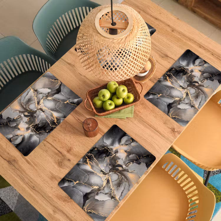 Sets de table - Rivières d'or enchevêtrées — 3
