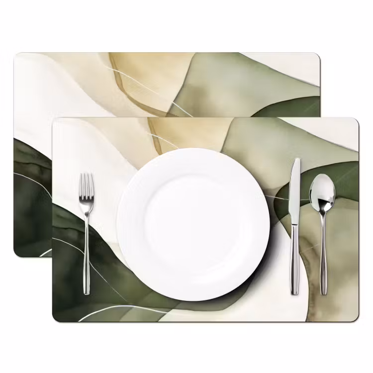 Sets de table - Formes et nuances organiques — 2