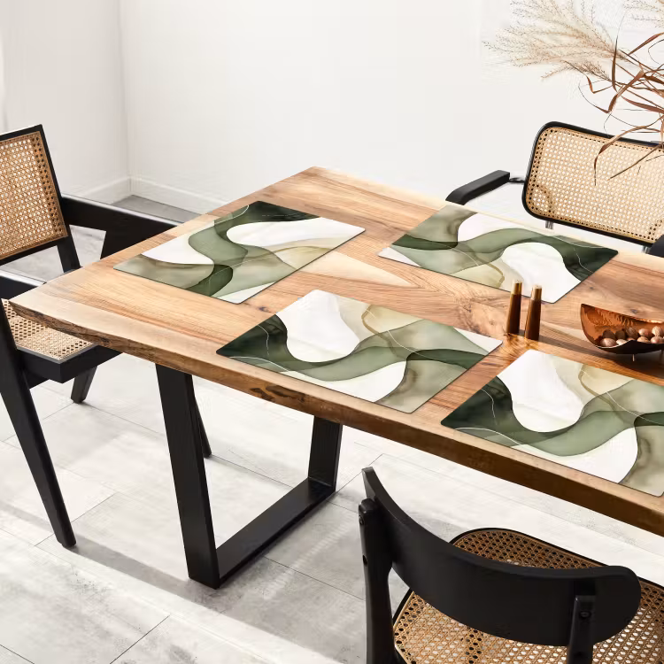 Sets de table - Formes et nuances organiques — 4