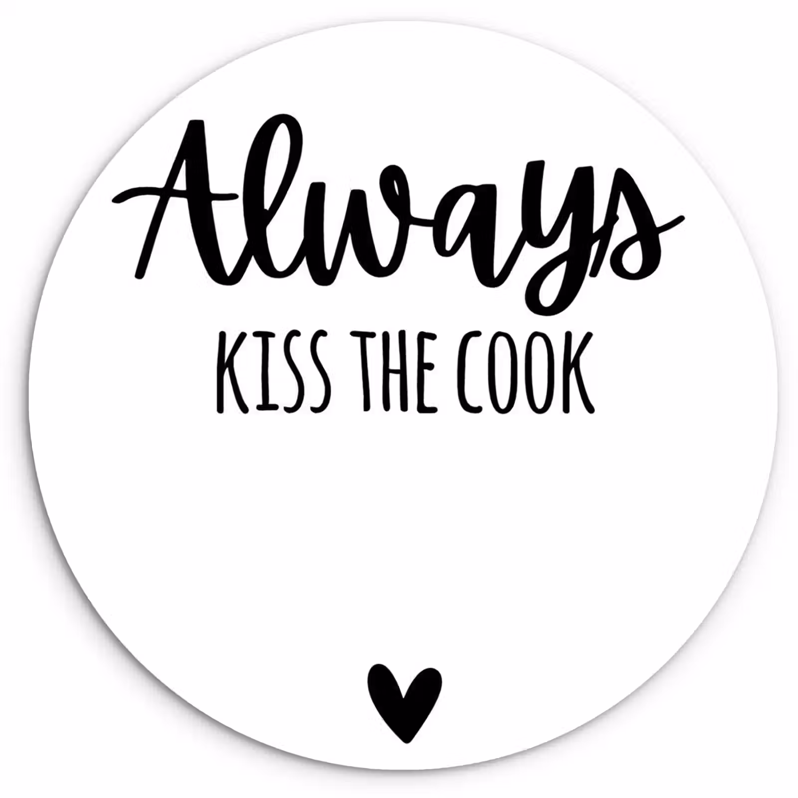 Tableau rond - L'amour culinaire — 1