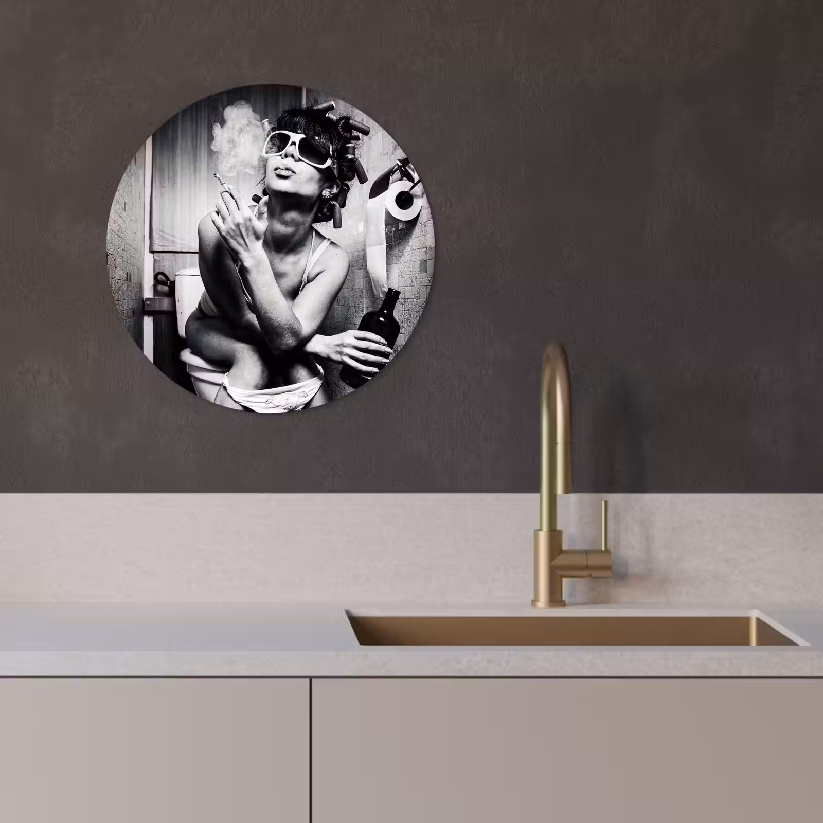 Tableau rond - Rompre avec le style — 1