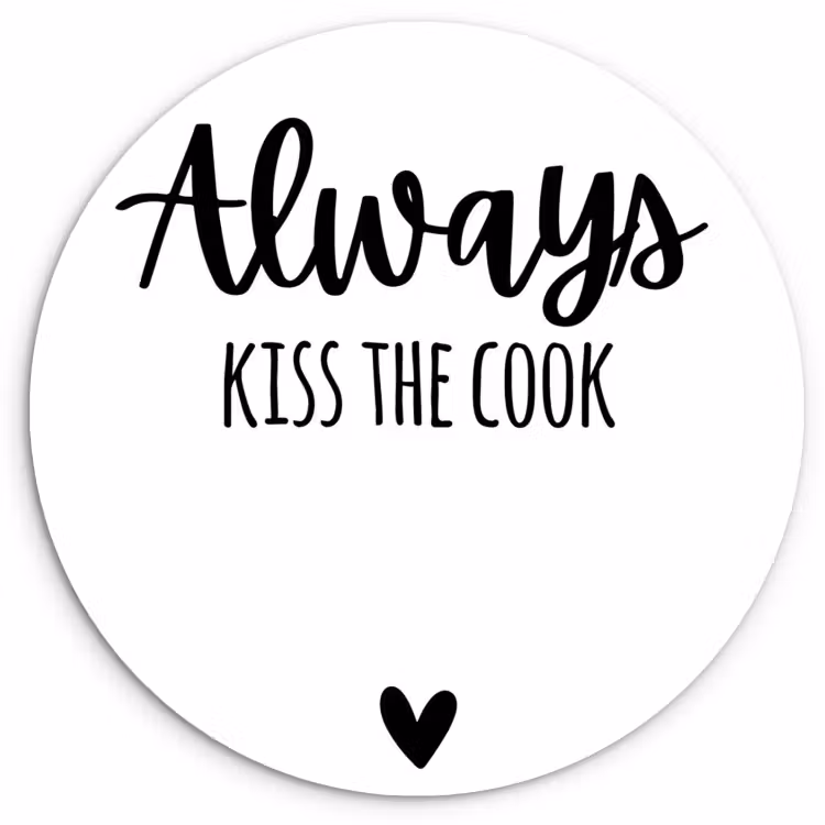 Tableau rond - L'amour culinaire — 1